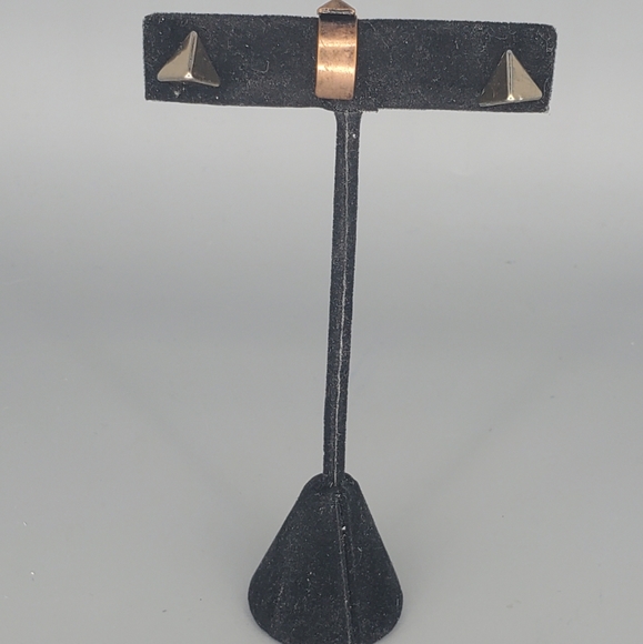 Sand in a Bottle Necklace, Pyrimad Earring and Earcuff 3 Piece Set - Picture 6 of 10